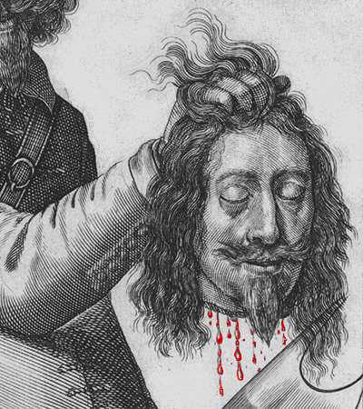 beheading of King Charles I of England in 1649