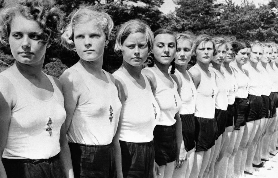 German girls in World War Two