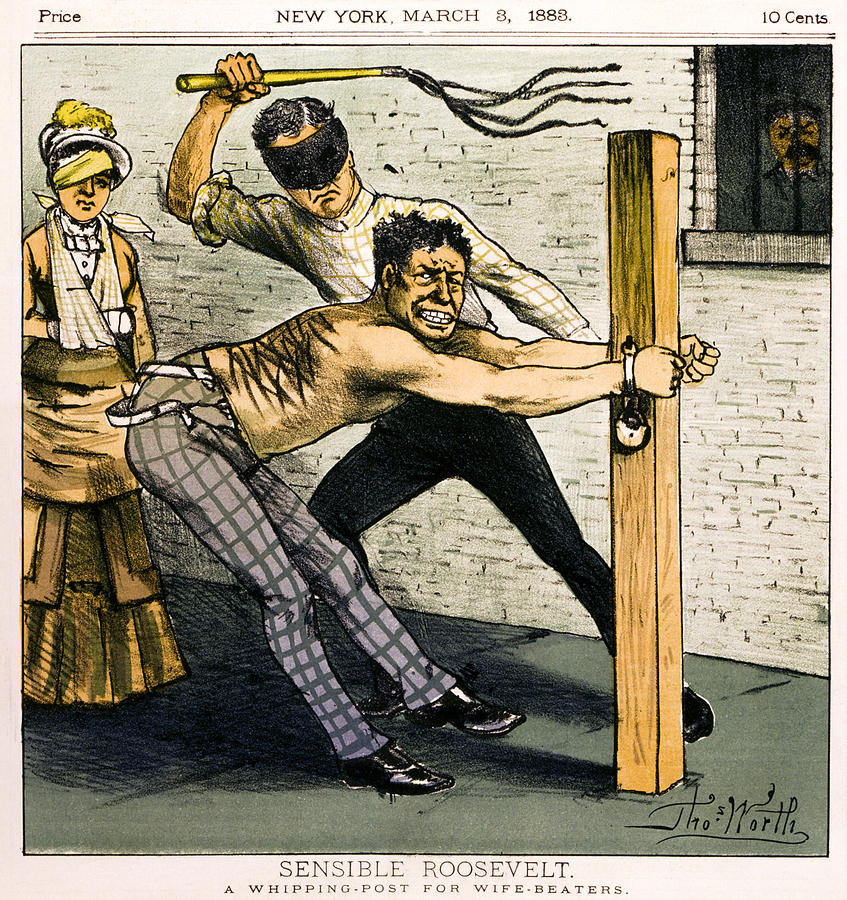 Whipping post for wife beaters 1883 by Daniel Hagerman