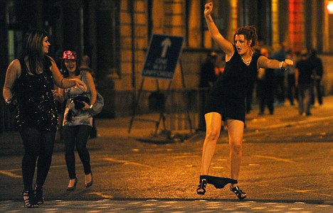 Lad-ette behavior by a liberated female.