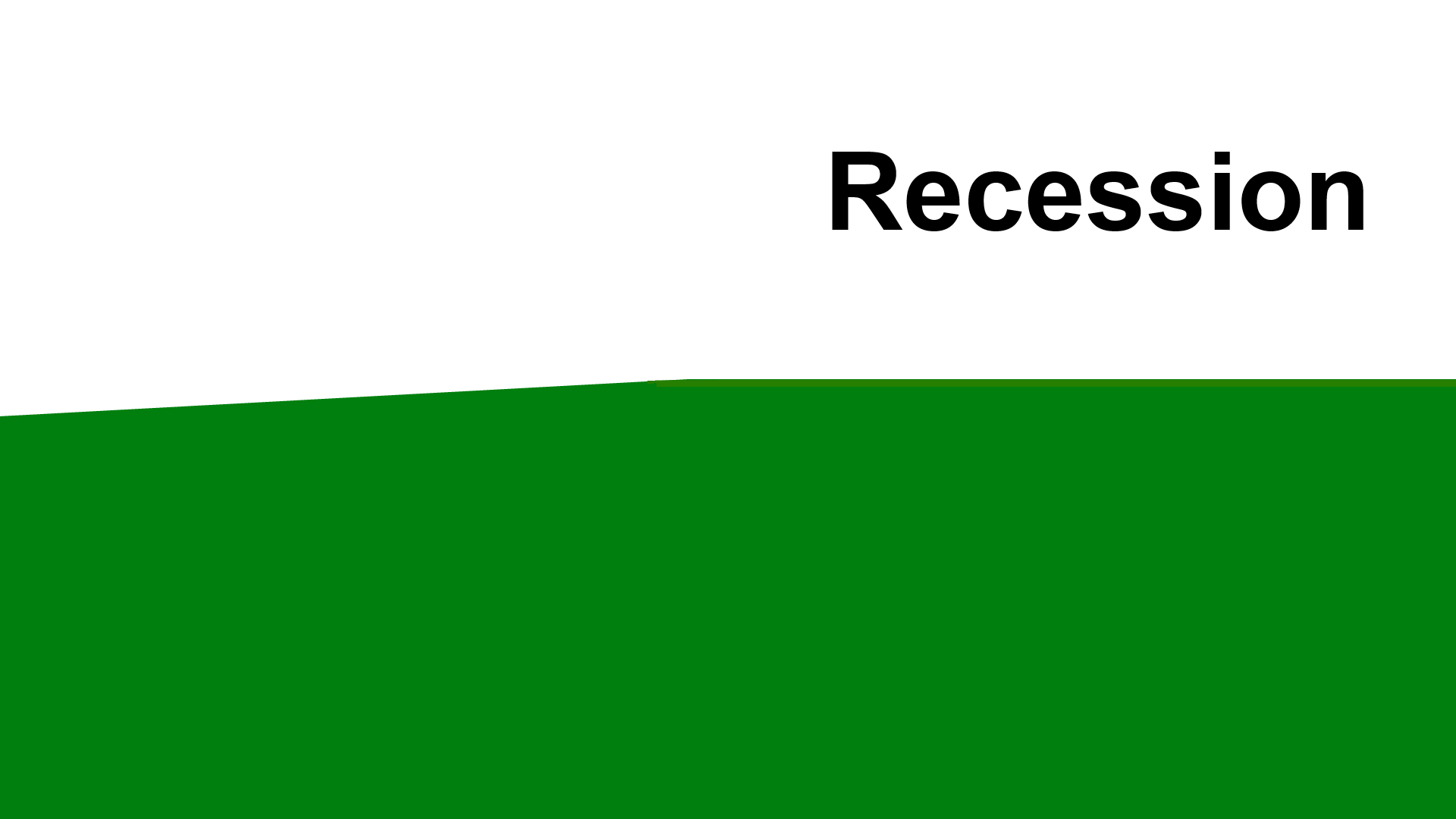 Recession Annual Money Supply Increase. Creative Commons Attribute - Andy Chalkley. www.andychalkley.com.au